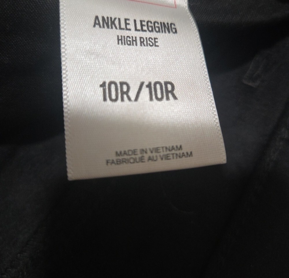 Express Black Faux Leather Leggings - Picture 6 of 6
